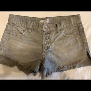 Gray Free People shorts